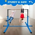 thumbnail image 5 of Exercise Equipment Gymnastics Bar for Kids, Adjustable Height Gym Bar, Junior Training Kip Bar for Home, Built for kids 3+ Years Blue,Home Gym Equipment, 5 of 7