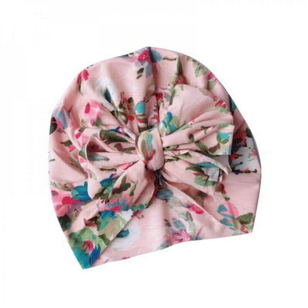 

Clearance Bow Kids Cap Bonnet Girls Hat Baby Boy Hat Soft Cottonborn Baby Girl Hat India Style Photography Props 0-2Y
