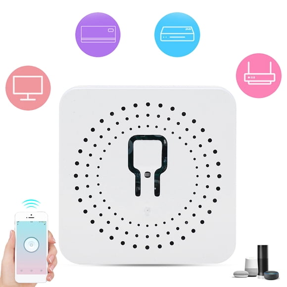 Interruptor de Encendido/Apagado Inteligente, Control de Instalacia Ocula Control de Teléfono Mini Wifi Switch Para Familia para el Hotel para Aparcionero para la Vida
