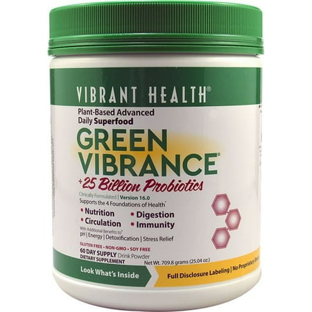 Vibrant Health Green Vibrance Superfood Powder, 1.6 (Green Vibrance 60 Day Supply Best Price)