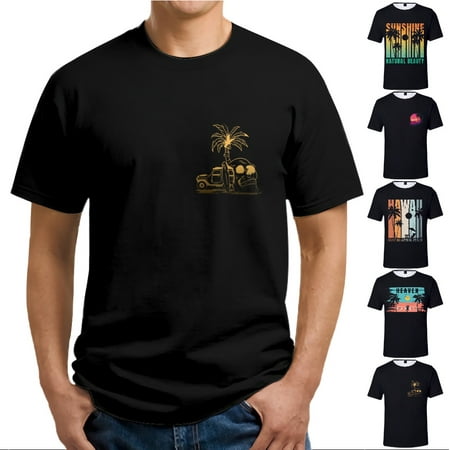 

MLFU Summer Adult Graphic T-Shirts Classic-Fit Undershirt Up to 8XL
