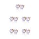 thumbnail image 3 of Minnieouse Pendientes hipoalergénicos de cristal con diamantes de imitación para mujer y niña para fiesta Type5 NO5 Minnieouse CBP076225, 3 of 5