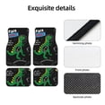 thumbnail image 4 of Vsdgher Space Dino Cartoon Black Car Foot Mat Set of 4 Pieces Universal Floor Liner Car Accessories Fits Most Cars, Trucks, Vans, sedans, SUV, 4 of 7