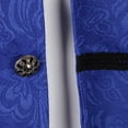 thumbnail image 3 of Veste Steampunk Vintage pour Homme Rétro Gothique Redingote Uniforme Costumes d'Halloween TG, 3 of 8