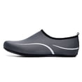 thumbnail image 5 of Mens Quick Dry Water Shoes Non Slip Lightweight Breathable Barefoot Aqua Sneakers for Beach Swim Pool Gray,Size 10.5, 5 of 6