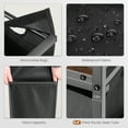 thumbnail image 6 of edx Laundry Hamper with 3 Pull-Out Removable Laundry Bags Clothing Sorter with Shelf and Wheels(Adjustable feet), 3 x 8.6 Gallons (32.5 Liters) for Laundry Rooms, Bathrooms and Dorms, 6 of 10