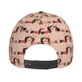 thumbnail image 6 of Daiia Dachshund Couple print Baseball Cap Men Women Golf Dad Hat Adjustable Original Classic Low Profile Hat Unconstructed Plain Cap, 6 of 9