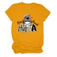 thumbnail image 1 of T-shirt Décontracté à Manches Courtes et Col Rond pour Femme avec Lettres « One Loved Mama », 1 of 1