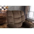 thumbnail image 6 of Leumius Power Lift Recliner Chair for Adult,Oversized Recliner with Massage and Heating,Ergonomic Lounge Chair with 2 Cup Holders for Living Room, Bedroom,Brown, 6 of 9