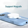 thumbnail image 4 of Silicone Ring Stand Magnetic Case for iPhone 17 Pro Max with Tempered Glass Screen Protector - Black, 4 of 5