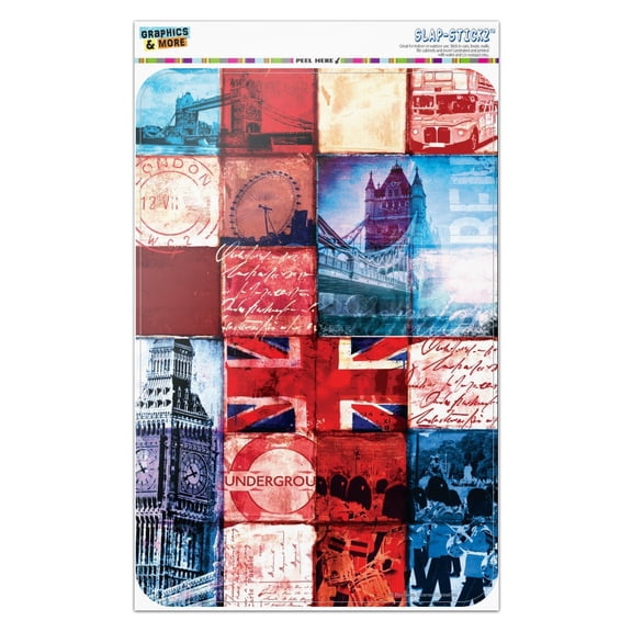 London England Britain Bridge Tile Collage Home Business Office Sign