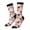 3 Black, variant on Panda Avocado Print Adult Socks for Men & Women,Calf Socks, Ankle Socks,Boots Socks,Breathable Casual Sock,Unisex Crew Socks