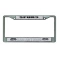 thumbnail image 1 of San Antonio Spurs Chrome License Plate Frame, 1 of 3