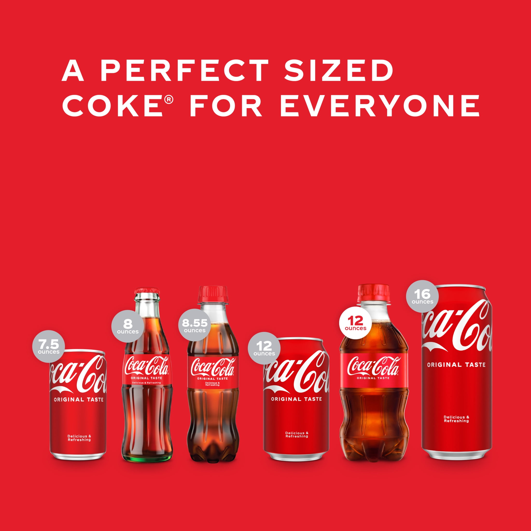 Coca-Cola Classic Soda Pop, 12 fl oz Bottles, 24 pack