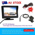 thumbnail image 2 of Backup Camera Kit  4.3 Inch LCD Monitor Night Vision Reversing Camera Rear View Car Waterproof LCD Surveillance Camera Suitable For Car Camera, 2 of 8