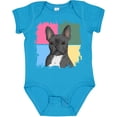 thumbnail image 3 of Inktastic Blue French Bull Dog Boys or Girls Baby Bodysuit, 3 of 5