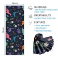 thumbnail image 2 of Dinosaur and Floral Pattern Hot Yoga Mat Towel Non Slip for Hot Yoga - Quick-Drying Yoga Mat Cover with 4 Corner Pockets with Travel Bag - Hot Yoga Towel Non Slip 74"x26", 2 of 6