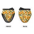 thumbnail image 2 of Vsdgher Green Leaf Sunflower Non-Slip Mini Oven Mitt Set, Short Oven Mitts for Baking Grilling Barbecue Microwave, 5.9"x5.9"in, 2 of 7