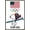 Barnwood Framed Version, variant on Team USA x Peanuts – Snoopy Winter Ski Jump Wall Poster, 14.725" x 22.375"
