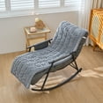 thumbnail image 4 of TOPCHANCES Chaise Lounge Cover, Rocking Chair Protector, Patio Swing Bench Protective Pads Sofa Pets Mat for Outdoor Indoor Furniture (Light Gray), 4 of 11