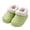 Green, variant on QSAWXQZ Kids' Plush Lined Clog Slippers Removable Liner EVA Sole Indoor House Shoes