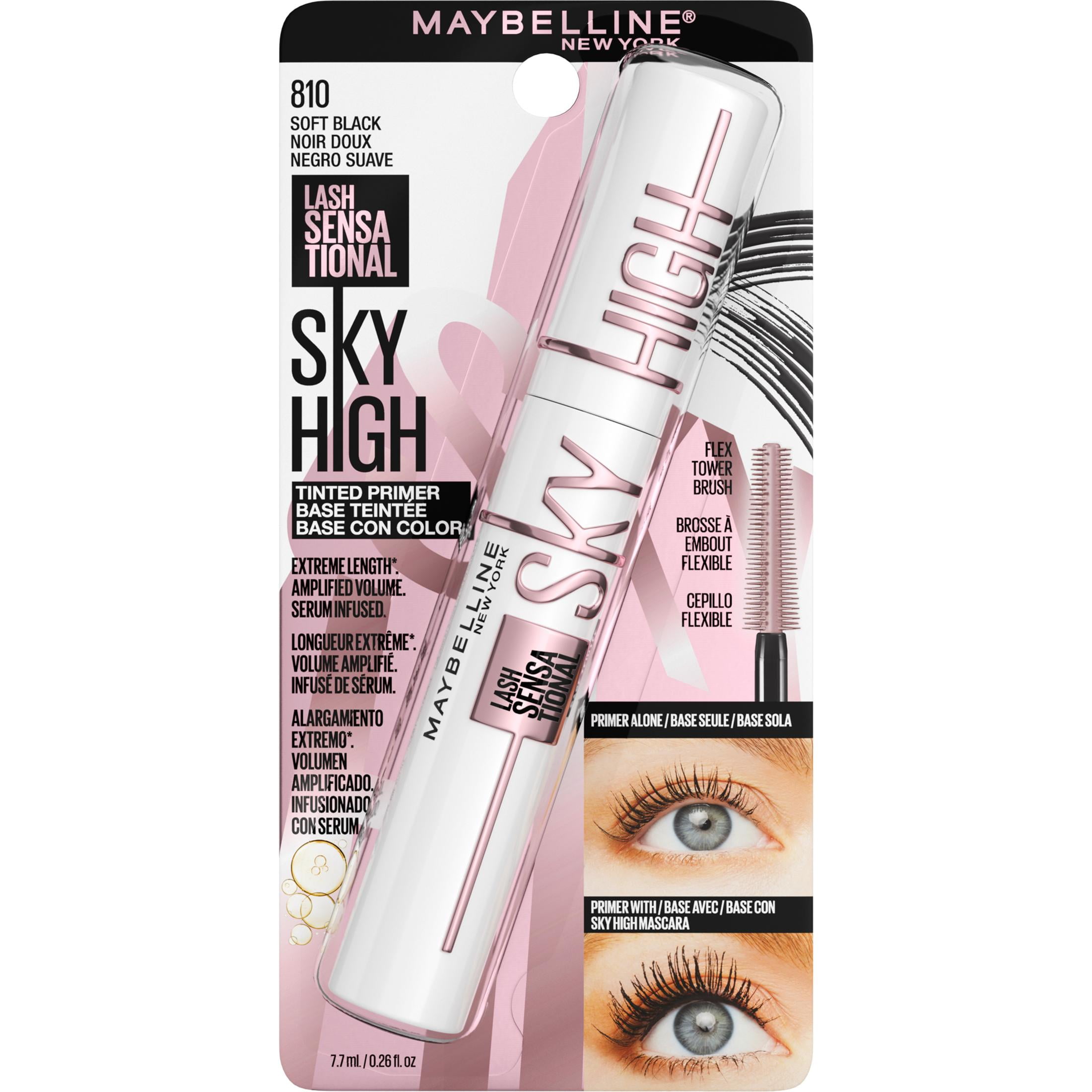 Maybelline Sky Lash Sensational Mascara, Tinted Primer, Soft Black - Walmart.com Maybelline Sky Lash Sensational Mascara, Tinted Primer, Soft Black - Walmart.com