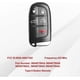 thumbnail image 3 of Self-Programmable Replacement for Proximity Smart Key Fob for Jeep Grand Cherokee 2014 2015 2016 2017 2018 2019 2020 2021 (FCC:M3N40821302) 1 pcs, 3 of 5