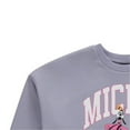 thumbnail image 4 of Disney Girls Mickey Mouse Sweatshirt, Printed Cartoon Mickey and Friends Sweatshirt Light Blue - L, 4 of 5
