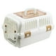 thumbnail image 1 of Jaula transportadora para gatos y mascotas, cómoda, portátil, con lados rígidos, ventilación superior incorporada, versátil, para perros, estuche de Blanco, 1 of 8