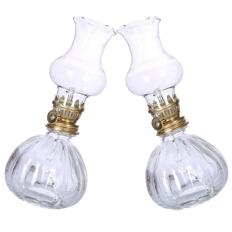 Large Glass Kerosene Oil Lamps, Lantern Vintage Oil Lamps For Indoor Use  Decor Chamber, Hurricane Lamp(a-02) Christmas