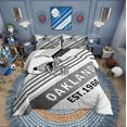 thumbnail image 2 of Erosebridal Sport Football Comforter Sets,Stripes Comforters & Duvets,Room Decorative (Oakland),Reversible,Breathable,2pcs, 2 of 7