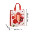 thumbnail image 3 of Nilvkv Valentine's Day Rose Gift Bag Non Woven Handbag Waterproof Shopping Bag Gift Box for Christmas, Valentine's Day, Birthday, Mother's Day, 3 of 6