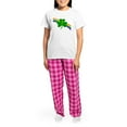 thumbnail image 4 of CafePress - 7Th Shamrock Women's Light Pajamas - Women's Short Sleeve Print T-Shirt and Pants Light Cotton Pajama Set, 4 of 7