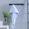 thumbnail image 6 of Bathroom Drip free Embroidery Quick Drying Time Saving Dry Hair Cap Head Scarf Rapid Drying Towel Shower Cap A, 6 of 8