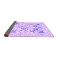 thumbnail image 2 of Ahgly Company Indoor Square Oriental Purple Industrial Area Rugs, 7' Square, 2 of 4