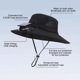 thumbnail image 5 of Cap de Ventilador Solar Recargable para la Protección Solar Del Verano, Gran Cuello, Pesca Al Aire Libre, Senderismo, Secado Rápido, Cap de Pesca Impermeable, 5 of 6