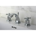 thumbnail image 1 of Kingston Brass Millennium Mini Widespread Lavatory Faucet, Polished Chrome, 1 of 1