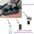 thumbnail image 3 of Yosoo Truck Car Seat Drink Cup Holder, Universal Auto Vehicle Can Bottle Food Mount Stand Storage Organizer (Black), 3 of 6