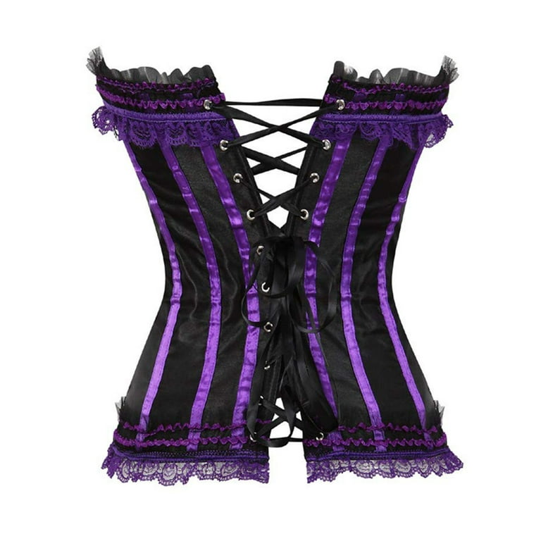  Purple - Women's Erotic Bustiers & Corsets / Women's Erotic  Apparel: Clothing, Shoes & Accessories