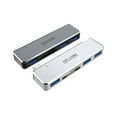 thumbnail image 5 of 5 IN 1 Expander TF Adapter Card Reader Type-C Combo USB 3.0 Hub Docking Station SILVER, 5 of 7