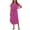 Hot Pink, variant on Kezqiaxn Sundresses for Women Drawstring Short Sleeve Collared Button Down Dress Plus Size Summer Dresses Fashion Clothing