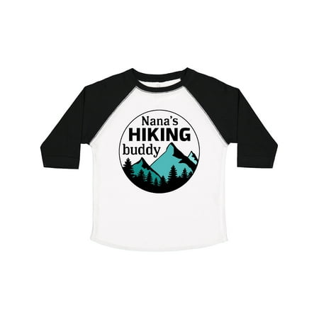 

Inktastic Nana s Hiking Buddy with Mountains and Trees Boys or Girls Toddler T-Shirt