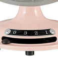 thumbnail image 3 of Better Homes & Gardens 12" 3-Speed Retro Pearl Blush Metal Tiltable-Head Oscillating Table Fan, 3 of 8