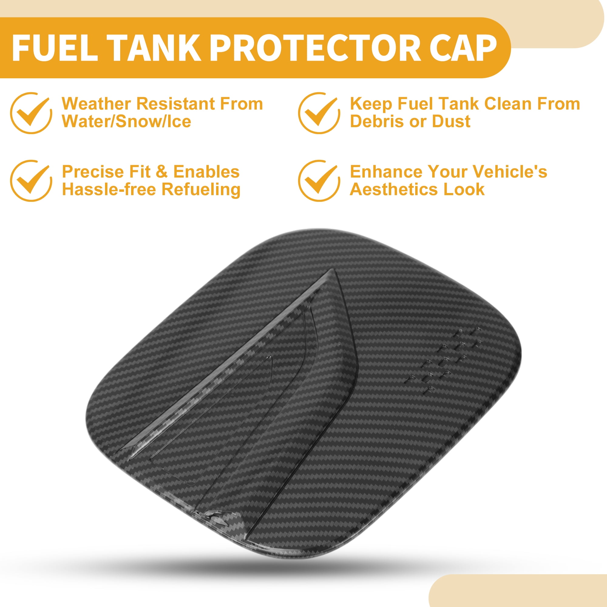 Unique Bargains Fuel Tank Door Cap for Toyota Highlander 2022-2025 Fuel Filler Flap Cover