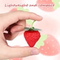 thumbnail image 1 of WEUVEB Artificial Strawberries with Stem for General Users 50 Pcs, 1 of 6