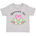 thumbnail image 3 of Inktastic Glamma's Girl- Heart Flowers Girls Toddler T-Shirt, 3 of 5