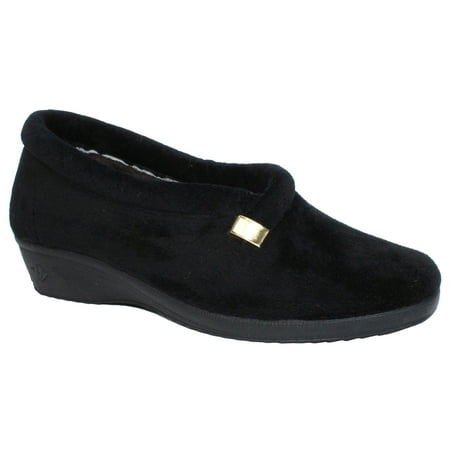 

Lunar Womens Bridie Quilted Slippers