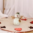 thumbnail image 6 of Fnochy Christmas Snowman Figurine Handmade Plush Snowman Decoration Gold Luxurious Snowman Doll Figure Ornament With Faux Fur Cuff Hat Stuffed Collectible Statues For Home Office Table Xmas Party, 6 of 6