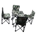 thumbnail image 1 of Chaises de Camping Pliantes, Charge Lourde Portable 5 Pcs 4 Chaises Ensemble Table et Chaises de Camping Stable pour Intérieur, 1 of 7