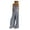Navy, variant on Clearance under $5 JINMGG 2025 Pants for Women Clearance,Women Sleeveless Overalls Jumpsuit Casual Plaid Print Summer Wide Leg Bib Pants